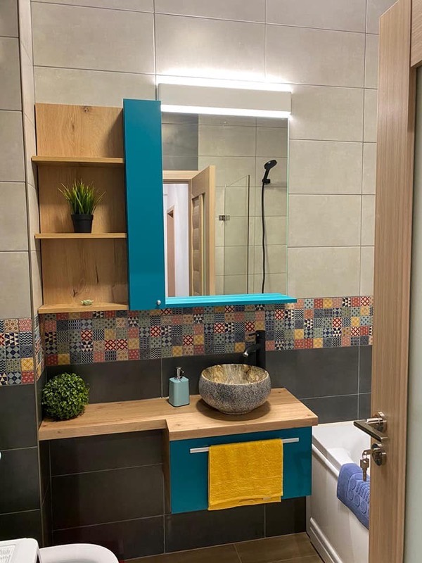 Mobilier de baie la comandă executat de Mobila VD în Oradea, lucrarea 8