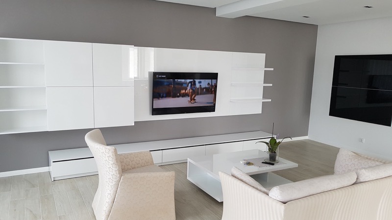 Mobilier de living la comandă executat de Mobila VD în Oradea, lucrarea 7